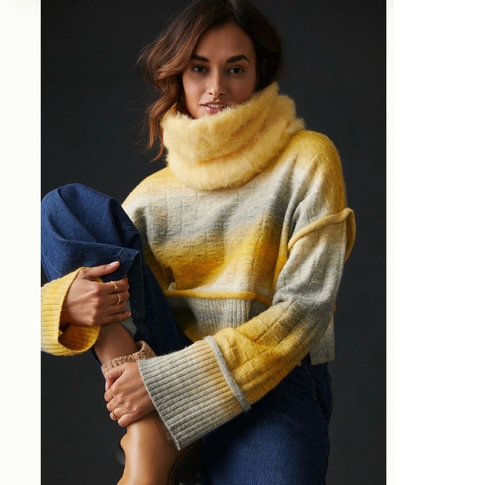 Maeve by Anthropologie Fuzzy Infinity Scarf